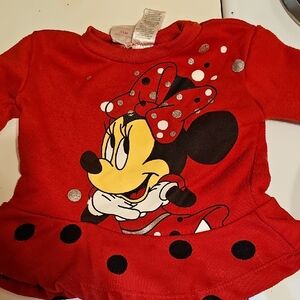 Disney Minnie Mouse Red Kids Top